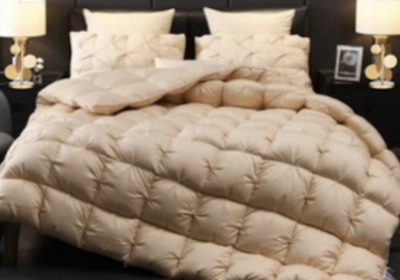 bed duvet gold 