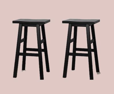 black bar stools rose Background