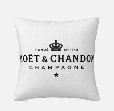 moet cushion white